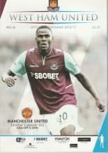 West Ham United v Manchester United 05-Jan-2013