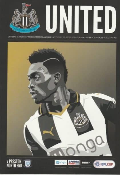 Newcastle United v Preston North End    25-Oct-2016