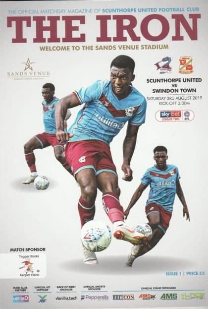 Scunthorpe United v Swindon Town 03-Aug-2019