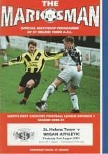 St Helens Town v Wigan Athletic  02-Aug-2001