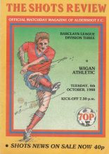 Aldershot v Wigan Athletic  04-Oct-1988