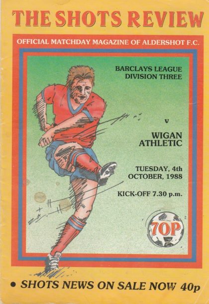 Aldershot v Wigan Athletic  04-Oct-1988
