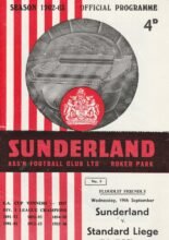 Sunderland v Standard Liege 19-Sep-1962