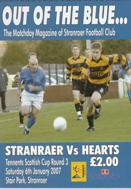 Stranraer v Heart of Midlothian   06-Jan-2007