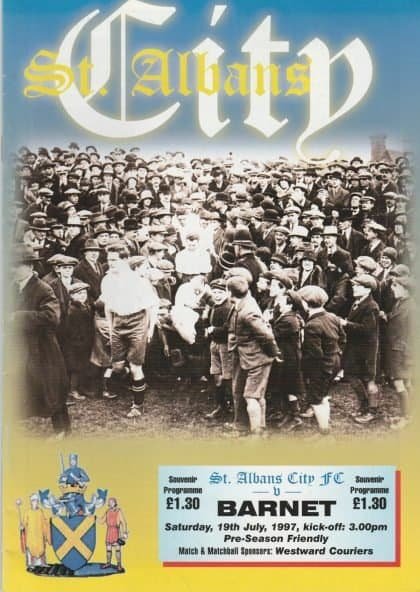 St Albans City v Barnet  19-Jul-1997