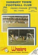 Sudbury Town v Barnet  28-Jul-1992