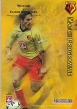 Watford v Bolton Wanderers 24-Oct-2000