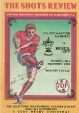 Aldershot v Bristol City 20-Dec-1988