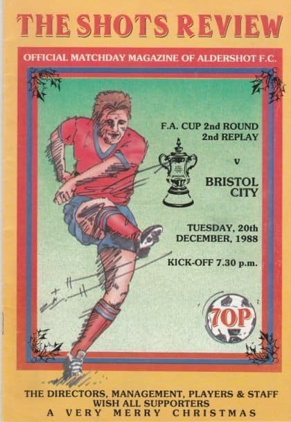 Aldershot v Bristol City 20-Dec-1988