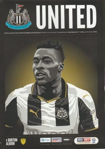 Newcastle United v Burton Albion  05-Apr-2017