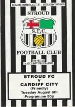Stroud v Cardiff City  06-Aug-1991