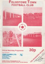 Felixstowe Town v Chatteris Town  10-Dec-1988