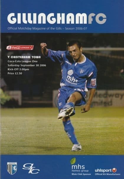 Gillingham v Cheltenham Town 30-Sep-2006