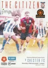 York City v Chester FC  01-Feb-2020