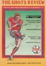 Aldershot v Chesterfield 18-Mar-1989