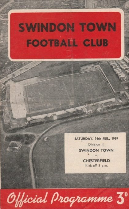 Swindon Town v Chesterfield 14-Feb-1959