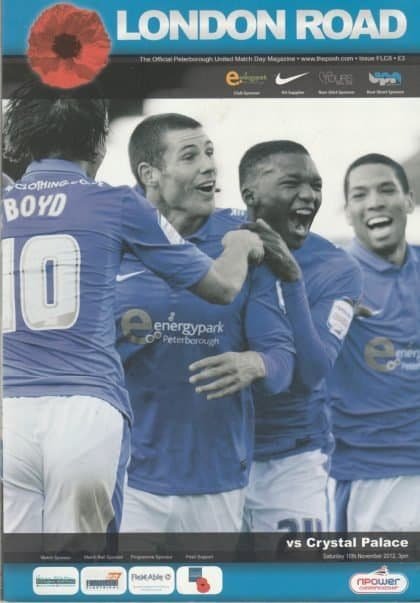 Peterborough United v Crystal Palace 10-Nov-2012