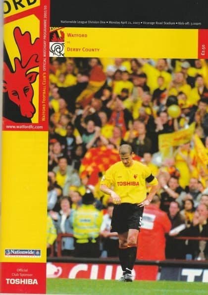 Watford v Derby County 21-Apr-2003