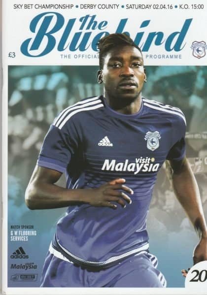 Cardiff City v Derby County  02-Apr-2016