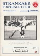 Stranraer v Dundee United 23-Aug-1995