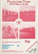 Felixstowe Town v Ely City  12-Oct-1988