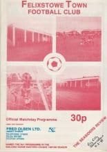 Felixstowe Town v Ely City  04-Feb-1989