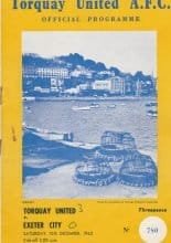 Torquay United v Exeter City 15-Dec-1962