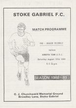 Stoke Gabriel v Exmouth Town 13-Aug-1988