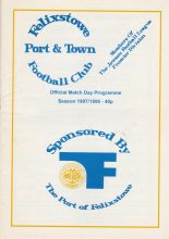 Felixstowe Town v Halstead Town  14-Mar-1998