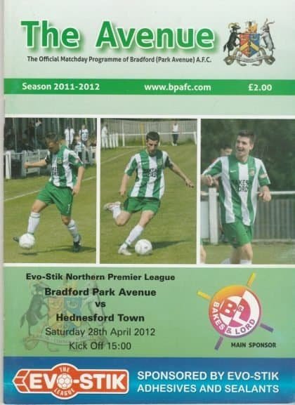 Bradford Park Avenue v Hednesford Town  28-Apr-2012