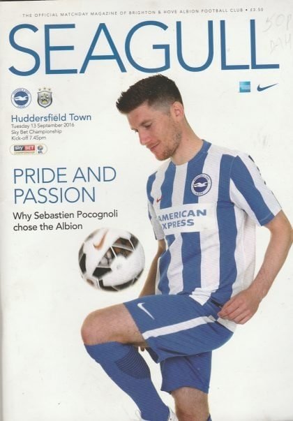 Brighton & Hove Albion v Huddersfield Town  13-Sep-2016