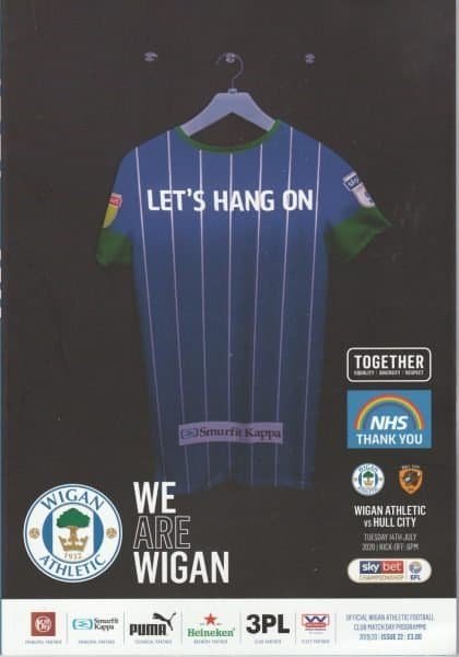 Wigan Athletic v Hull City  14-Jul-2020