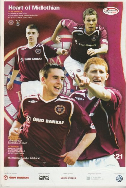 Heart of Midlothian v Kilmarnock 10-May-2008
