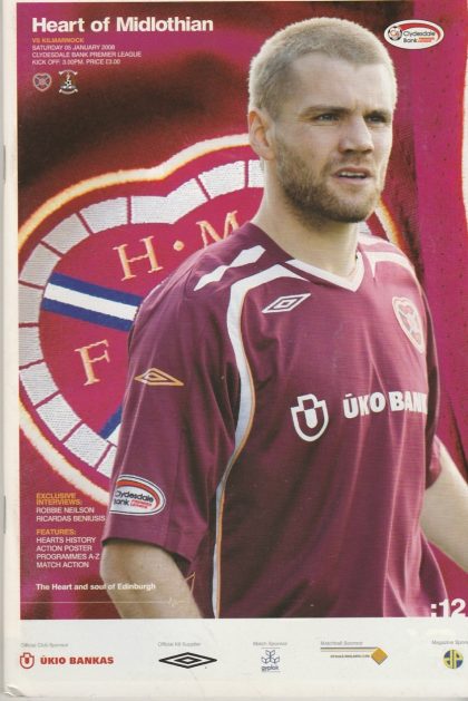 Heart of Midlothian v Kilmarnock 05-Jan-2008