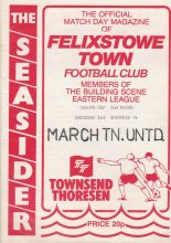 Felixstowe Town v March Town United 01-Nov-1986