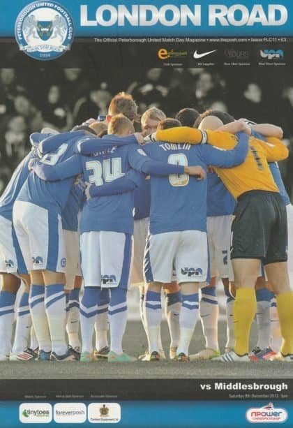 Peterborough United v Middlesbrough 08-Dec-2012