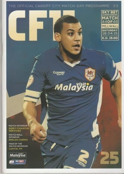 Cardiff City v Millwall  18-Apr-2015