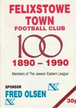 Felixstowe Town v Needham Market  27-Oct-1990