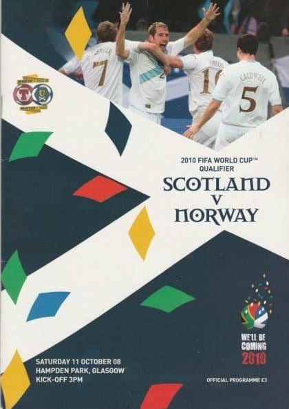 Scotland v Norway  11-Oct-2008
