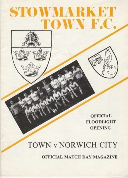 Stowmarket v Norwich City  03-Dec-1984