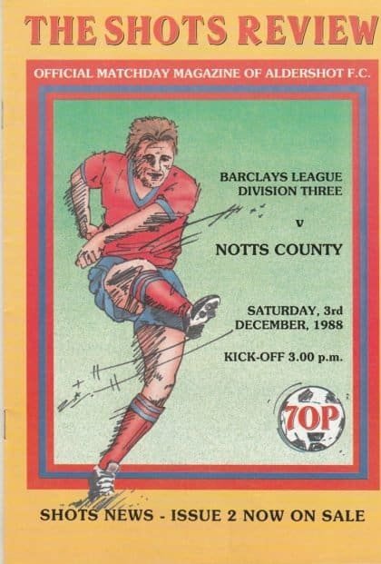 Aldershot v Notts County  03-Dec-1988