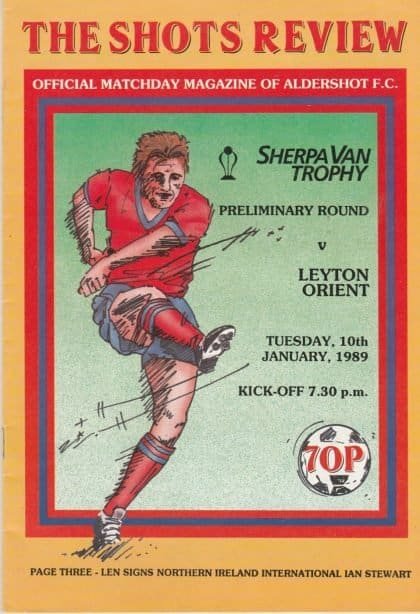 Aldershot v Leyton Orient 10-Jan-1989