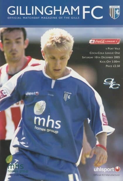 Gillingham v Port Vale 10-Dec-2005