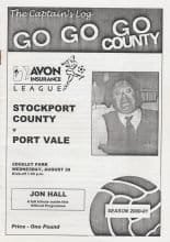 Stockport County Reserves v Port Vale Reserves 30-Aug-2000