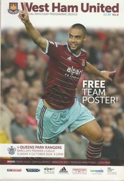 West Ham United v Queens Park Rangers  05-Oct-2014