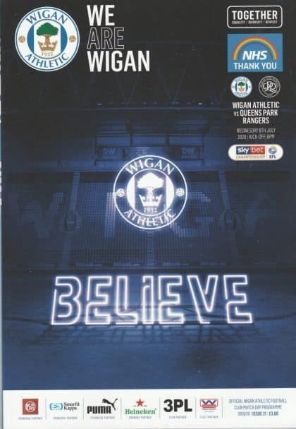 Wigan Athletic v Queens Park Rangers  08-Jul-2020