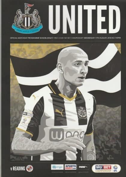 Newcastle United v Reading  17-Aug-2016