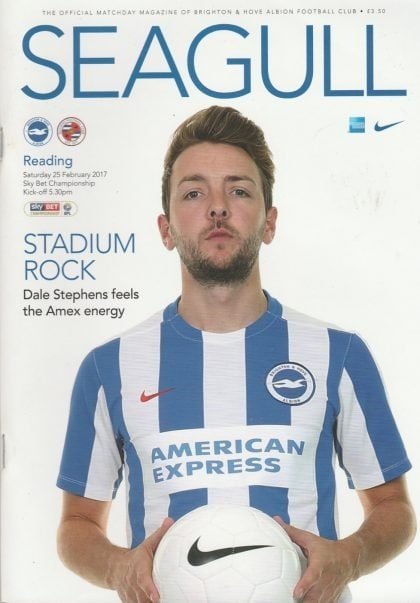 Brighton and Hove Albion v Reading  25-Feb-2017