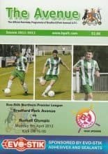 Bradford Park Avenue v Rushall Olympic  09-Apr-2012