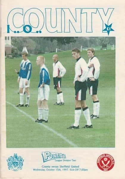 Stockport County Reserves v Sheffield United Reserves 15-Oct-1997
